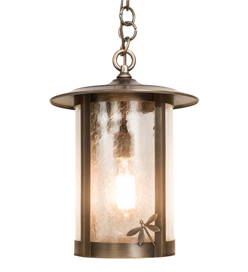 Meyda Tiffany Lighting 90235 Fulton One Light Pendant Outdoor Brass