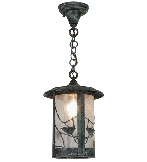 Meyda Tiffany Lighting 90246 Fulton One Light Pendant Outdoor Verde