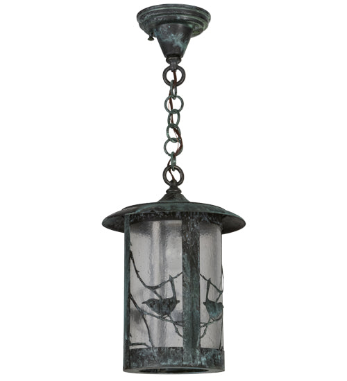 Meyda Tiffany Lighting 90246 Fulton One Light Pendant Outdoor Verde