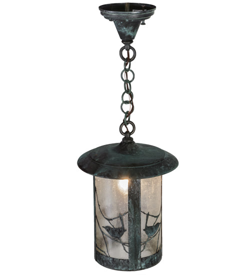 Meyda Tiffany Lighting 90246 Fulton One Light Pendant Outdoor Verde