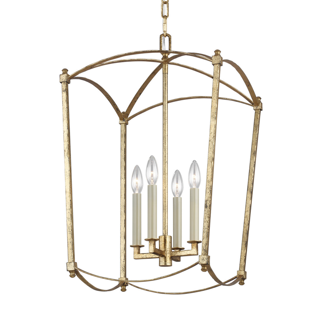 Visual Comfort Studio Thayer F3322/4ADB Pendant Light - Antique Gild