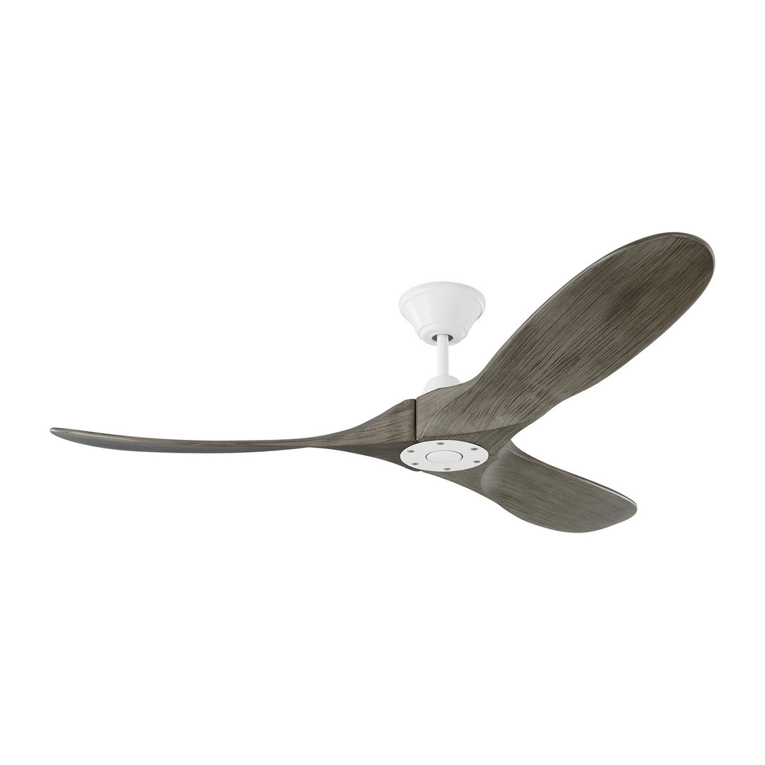 Visual Comfort Fan Maverick 52 3MAVR52AGP Ceiling Fan - Aged Pewter, Light Grey Weathered Oak/Light Grey Weathered Oak/