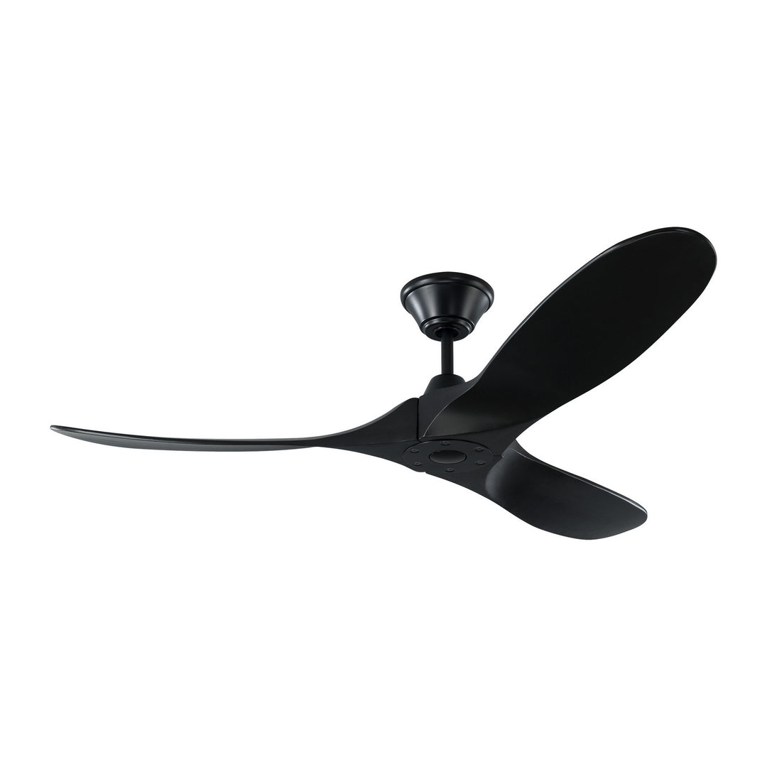 Visual Comfort Fan Maverick 52 3MAVR52BKBK Ceiling Fan - Matte Black, Matte Black/Matte Black/