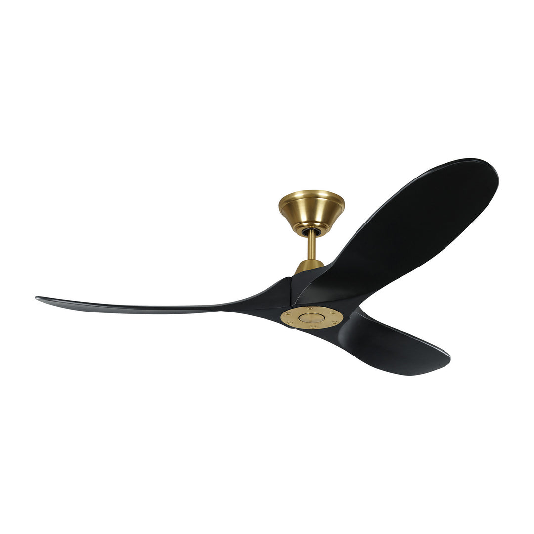 Visual Comfort Fan Maverick 52 3MAVR52BKBK Ceiling Fan - Matte Black, Matte Black/Matte Black/