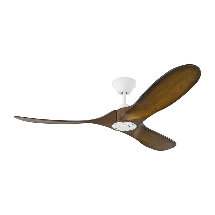 Visual Comfort Fan Maverick 52 3MAVR52BSKOA Ceiling Fan - Brushed Steel, Koa/Koa/