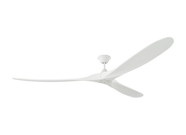 Visual Comfort Fan Maverick 88 3MAVR88RZW Ceiling Fan - Matte White, Matte White/Matte White/