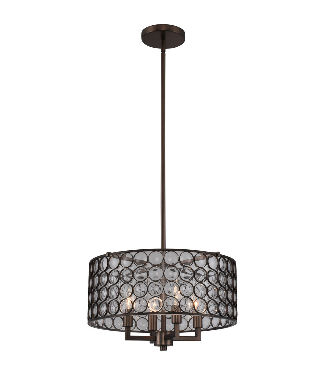 Kalco Juli 311940NBS Chandelier Light - Natural Burnt Stainless Steel