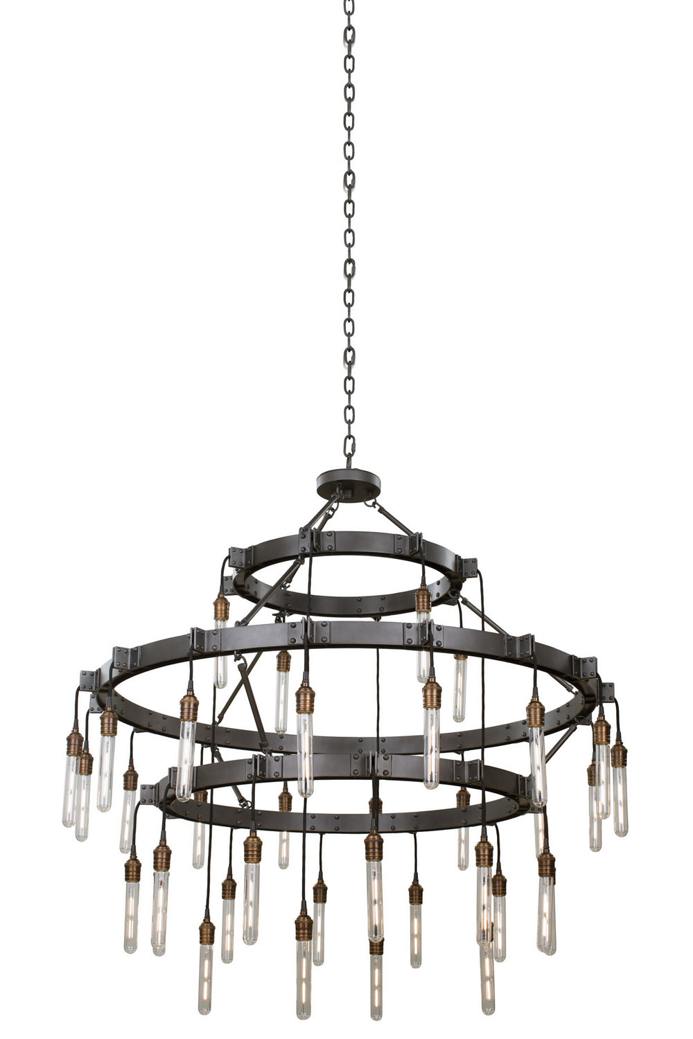 Kalco Stuyvesant 506274MGM Chandelier Light - Matte Gun Metal