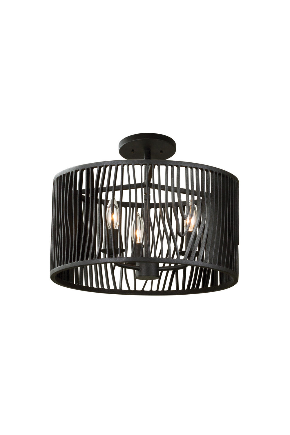 Kalco Morre 507540BI Ceiling Light - Black Iron