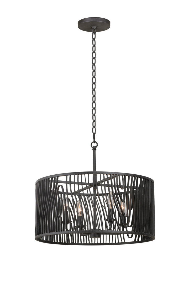 Kalco Morre 507541BI Ceiling Light - Black Iron