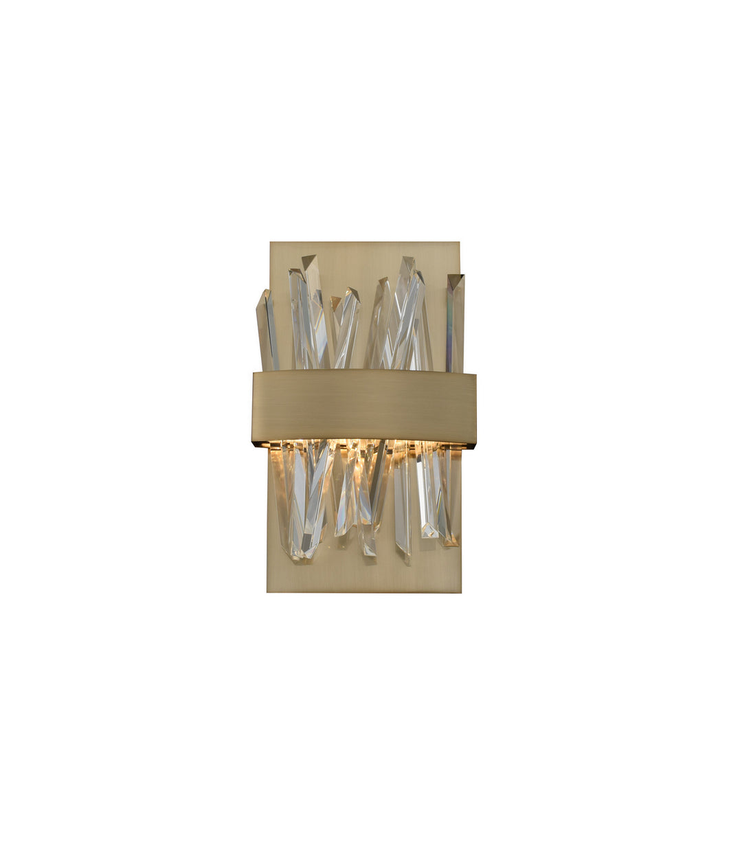 Allegri Glacier 030220-038 Wall Sconce Light - Brushed Champagne Gold