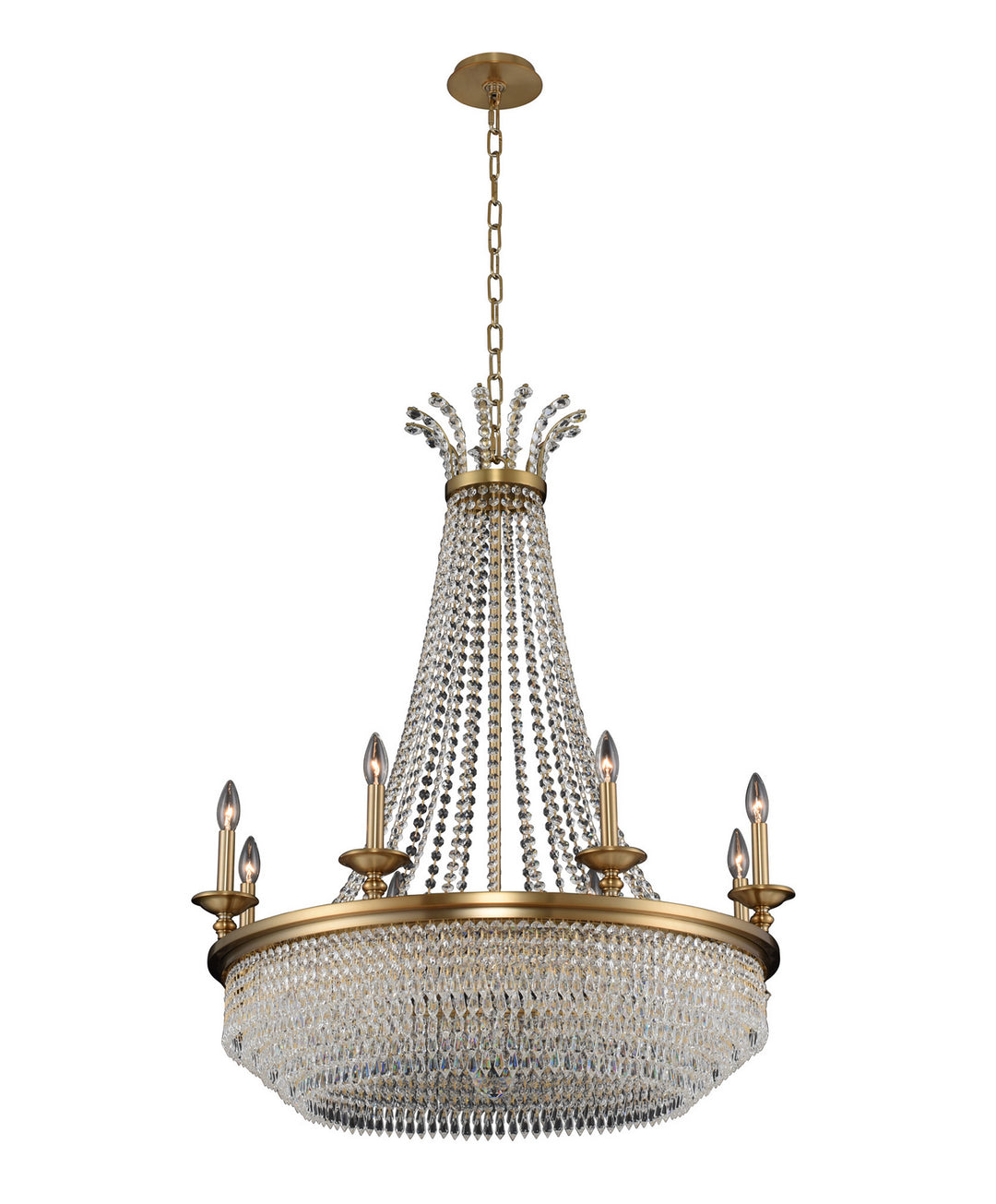 Allegri Tavo 033971-044-FR001 Chandelier Light - Winter Brass