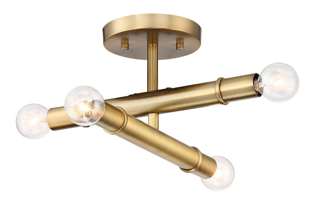 Designers Fountain Emmett 92711-OSB Ceiling Light - Old Satin Brass