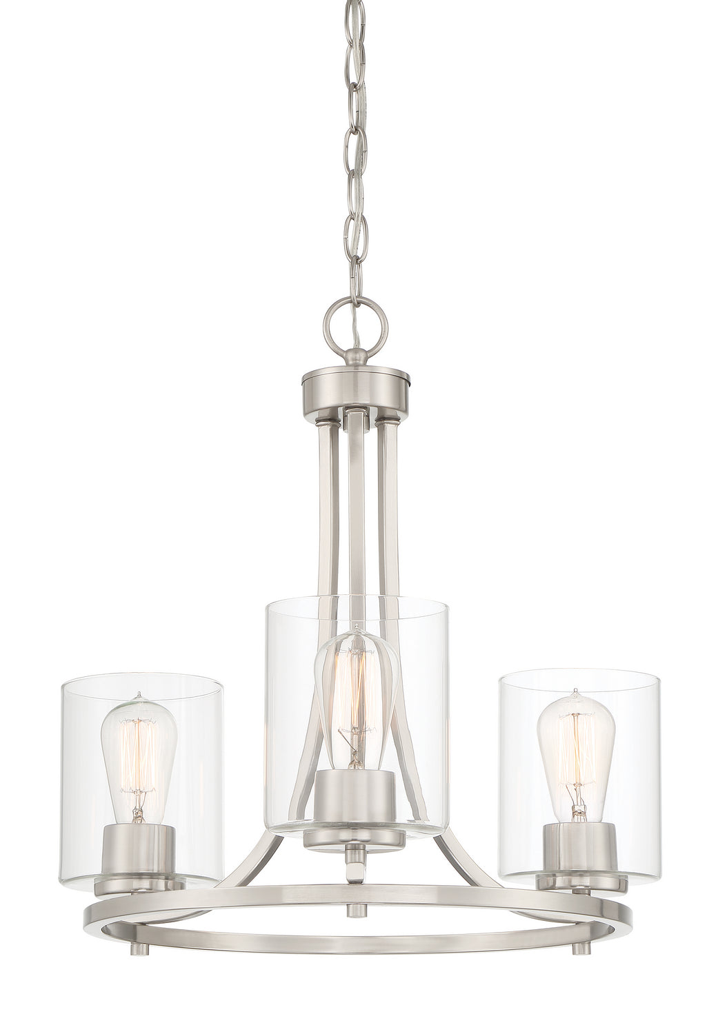 Designers Fountain Liam 93083-SP Chandelier Light - Platinum (Satin)