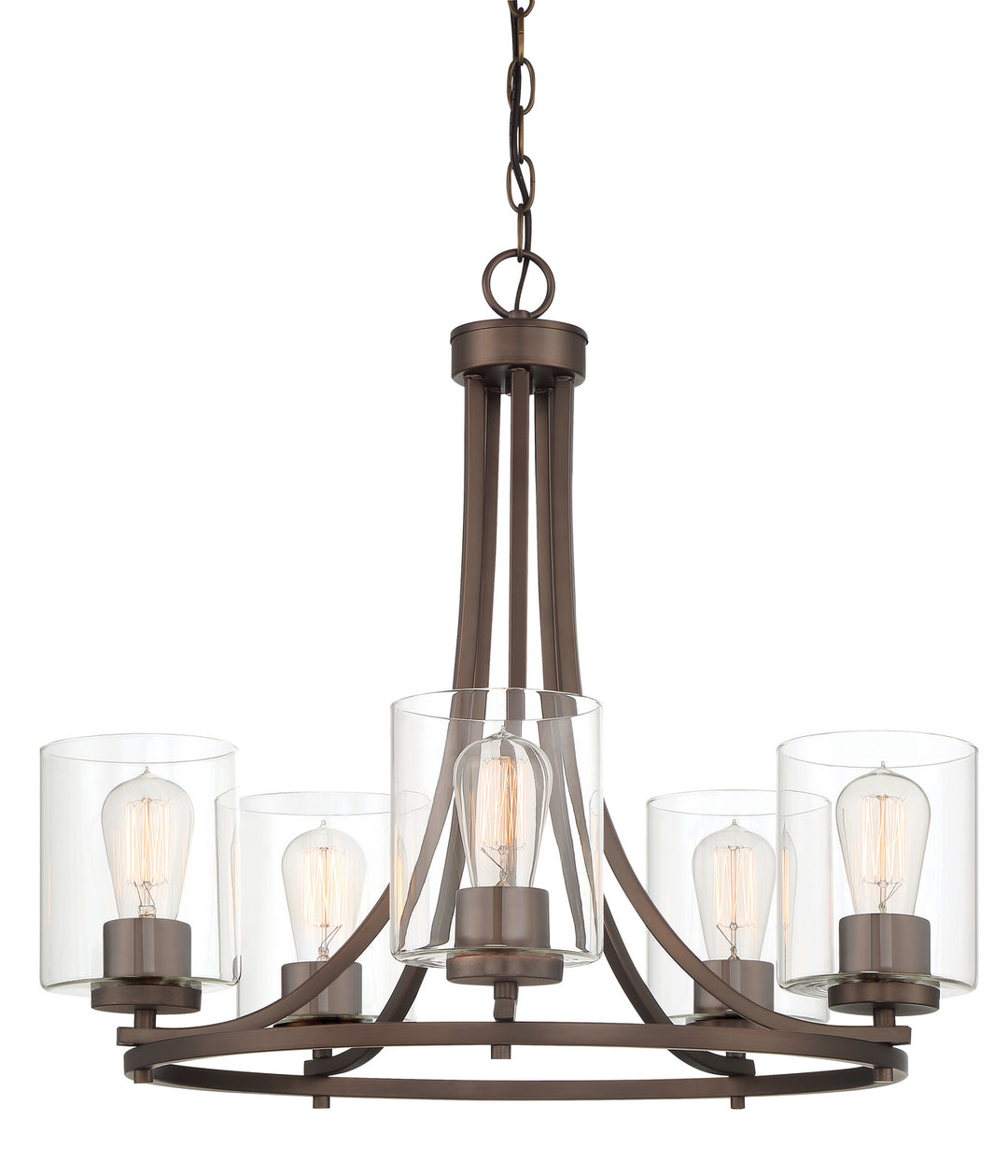 Designers Fountain Liam 93085-SCB Chandelier Light - Bronze (Satin Copper)