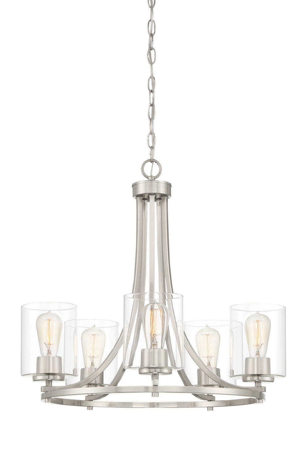 Designers Fountain Liam 93085-SP Chandelier Light - Platinum (Satin)