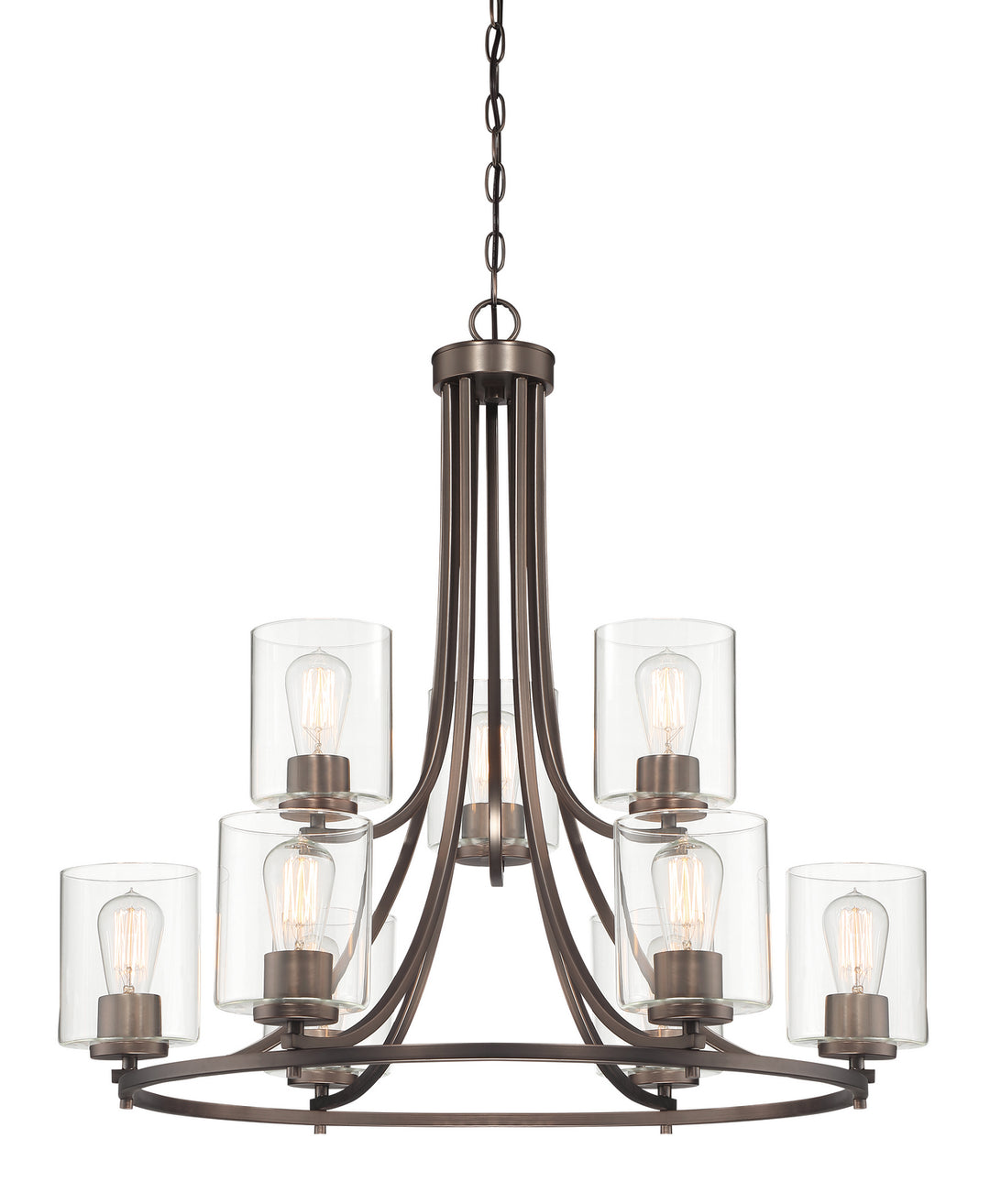 Designers Fountain Liam 93089-SCB Chandelier Light - Bronze (Satin Copper)