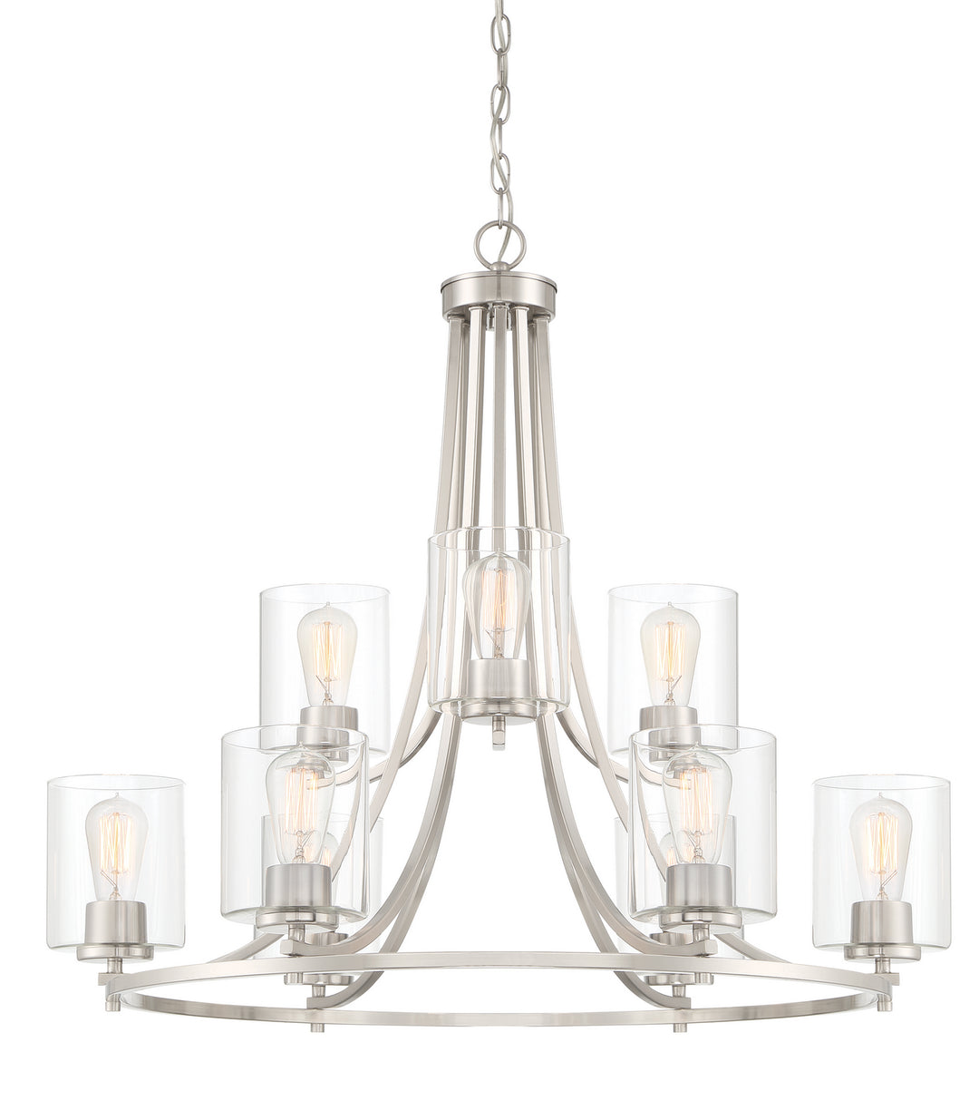 Designers Fountain Liam 93089-SP Chandelier Light - Platinum (Satin)