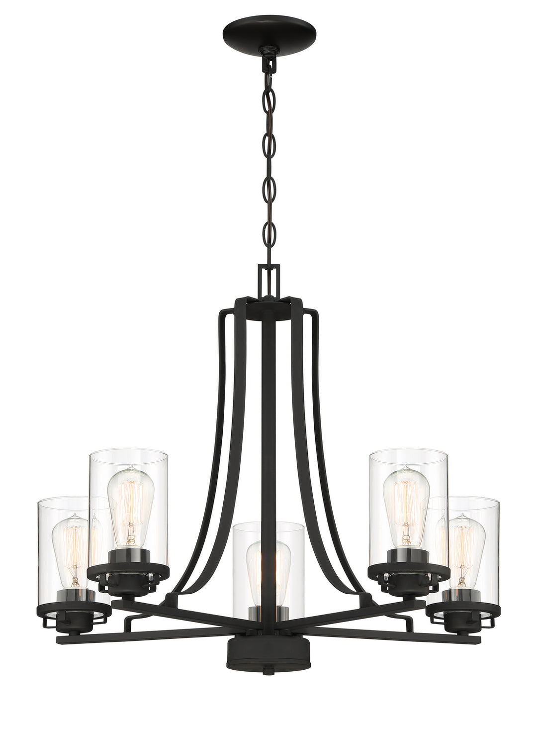 Designers Fountain Jedrek 93385-BK Chandelier Light - Black