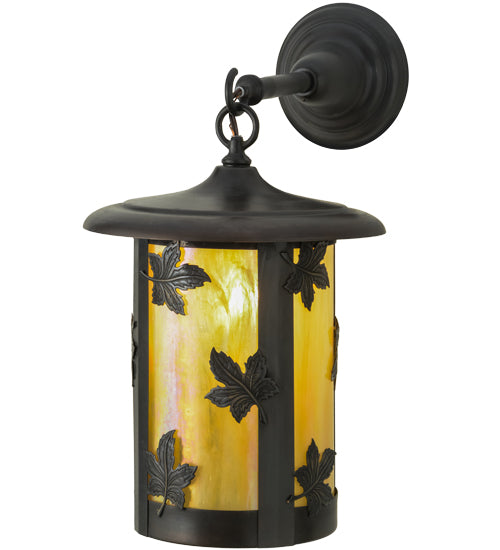 Meyda Tiffany Lighting 90965 Fulton Wall Sconce Outdoor Bronze / Dark