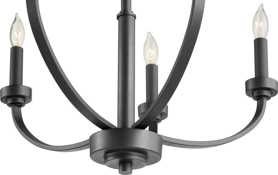 Quorum Reyes 6160-5-69 Chandelier Light - Textured Black