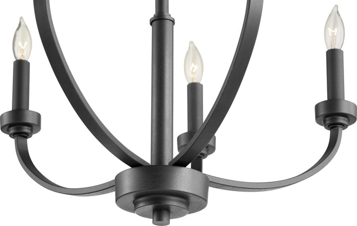 Quorum Reyes 6160-5-69 Chandelier Light - Textured Black