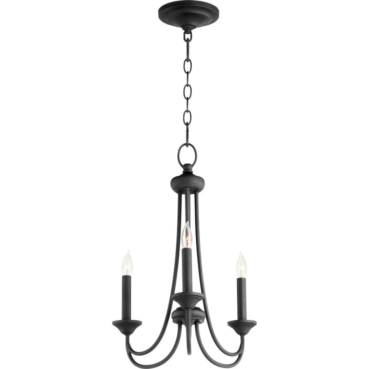 Quorum Brooks 6250-3-69 Chandelier Light - Textured Black