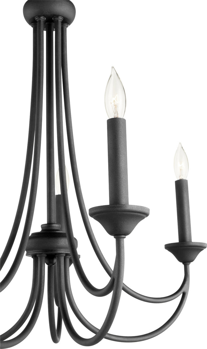 Quorum Brooks 6250-5-69 Chandelier Light - Textured Black