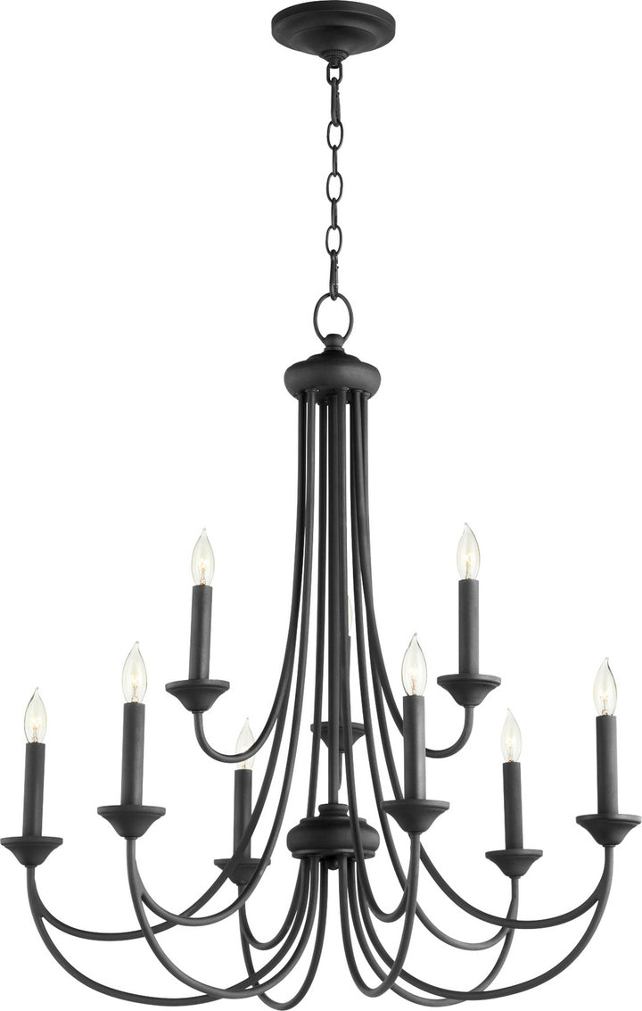 Quorum Brooks 6250-9-69 Chandelier Light - Textured Black