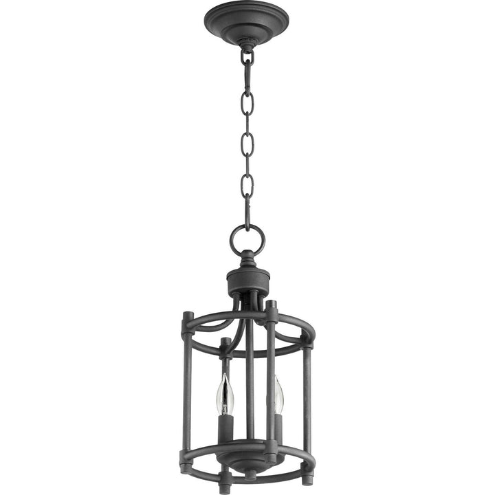 Quorum 6922 Cage Entries 6922-2-69 Pendant Light - Noir