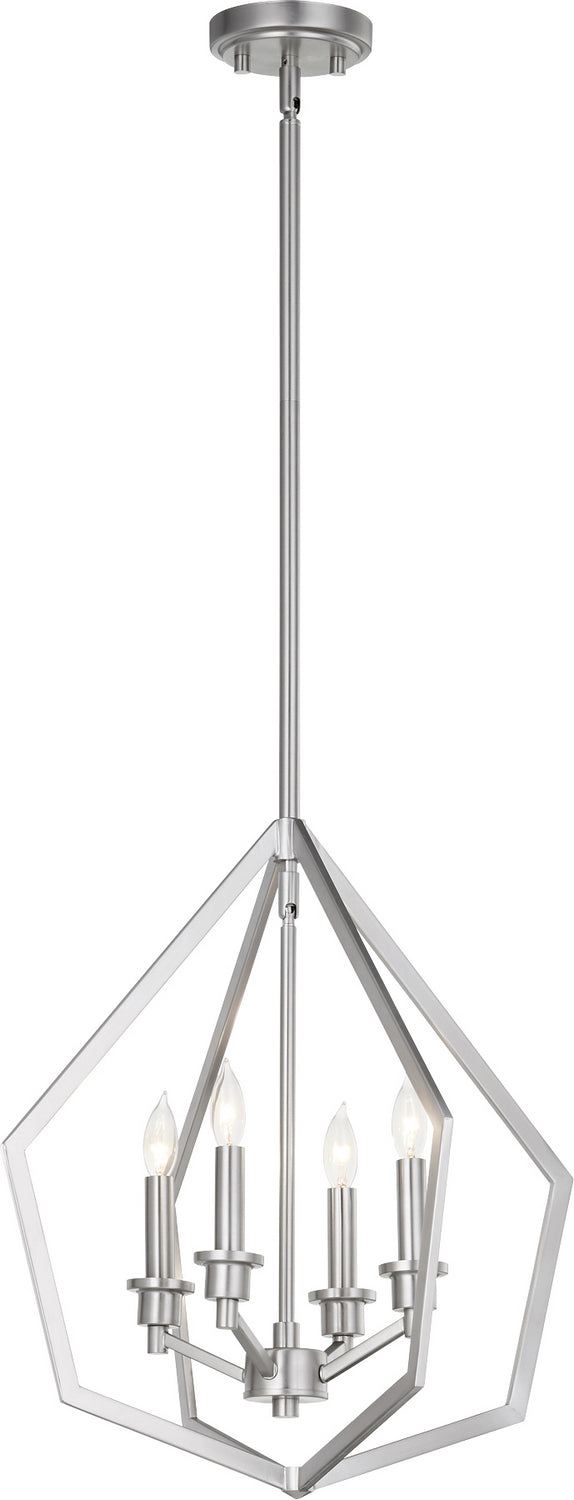 Quorum Knox 699-4-65 Chandelier Light - Satin Nickel