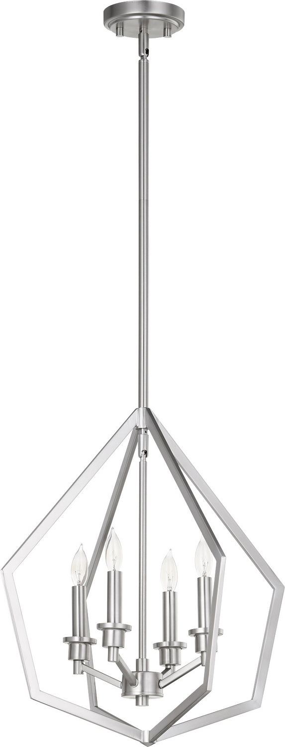 Quorum Knox 699-4-65 Chandelier Light - Satin Nickel