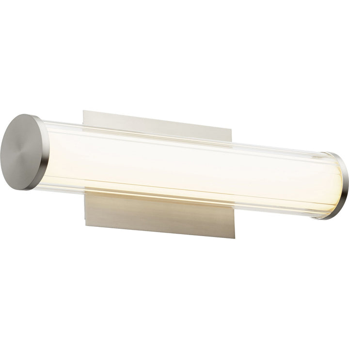 Quorum 912 LED Series 912-18-65 Bath Vanity Light 18 in. wide - Satin Nickel