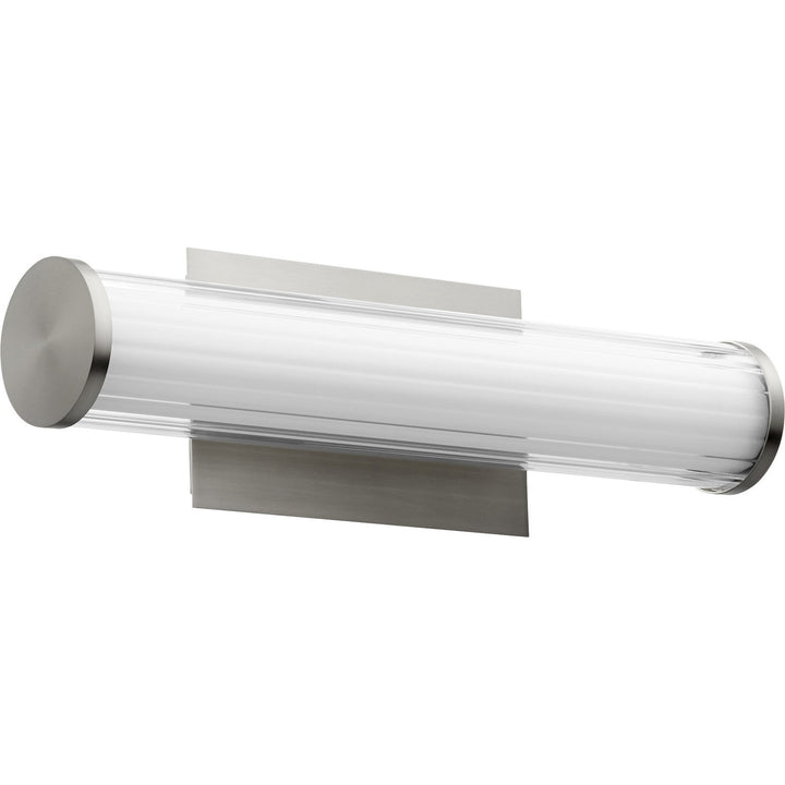 Quorum 912 LED Series 912-18-65 Bath Vanity Light 18 in. wide - Satin Nickel