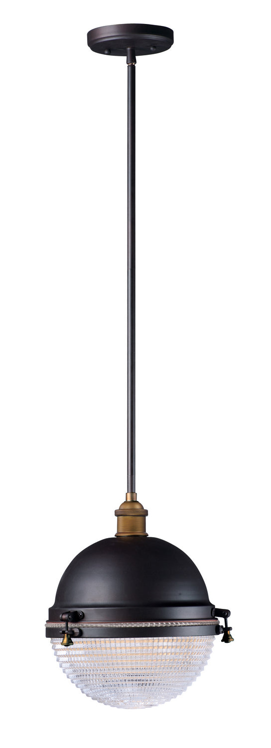 Maxim Portside 10187OIAB Pendant Light - Oil Rubbed Bronze / Antique Brass