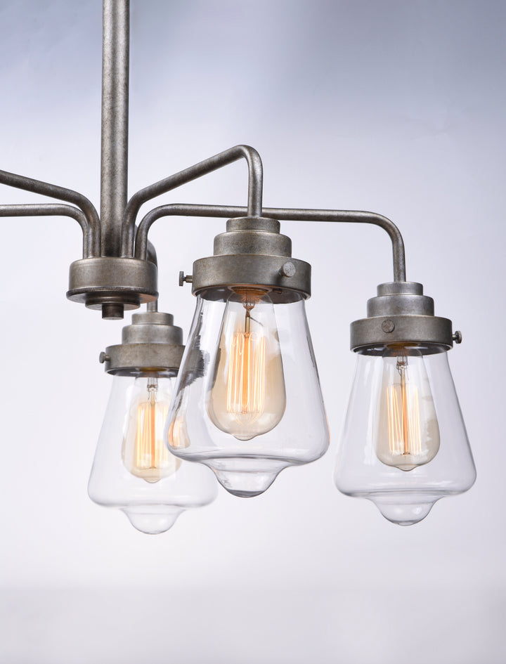 Maxim Cape Cod 11335CLWZ Chandelier Light - Weathered Zinc