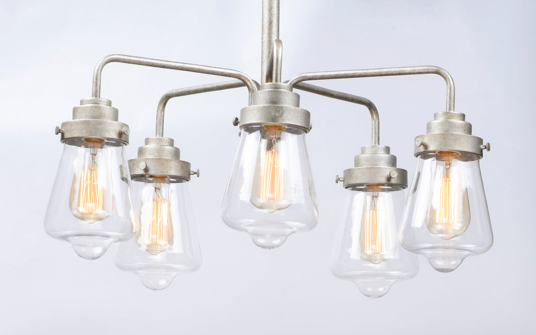 Maxim Cape Cod 11335CLWZ Chandelier Light - Weathered Zinc