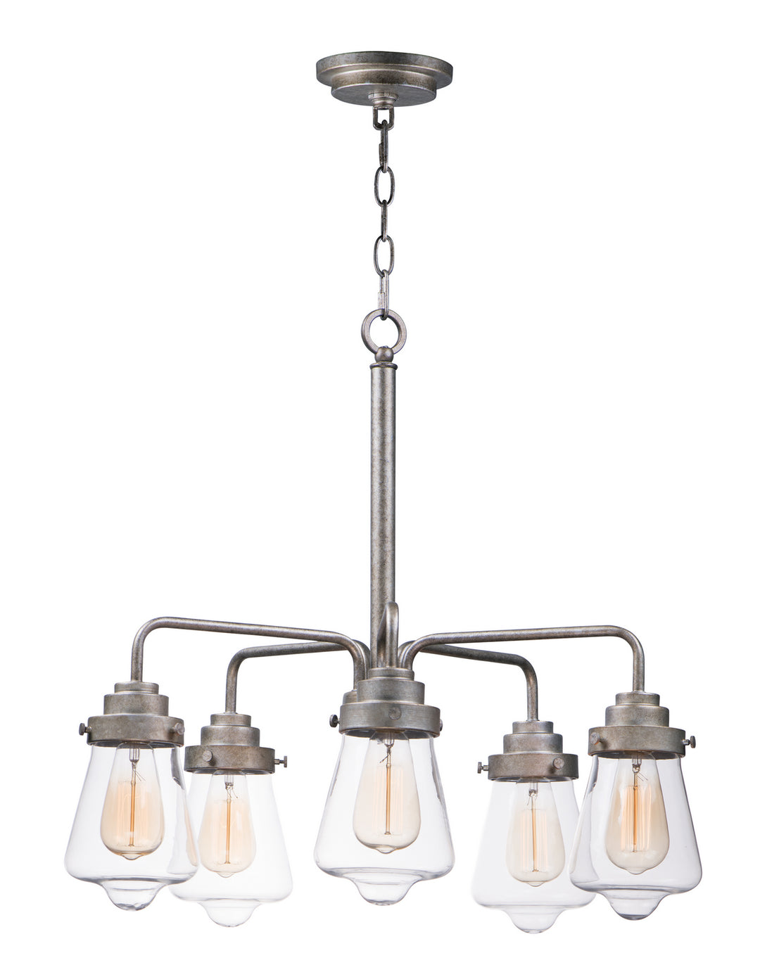 Maxim Cape Cod 11335CLWZ Chandelier Light - Weathered Zinc