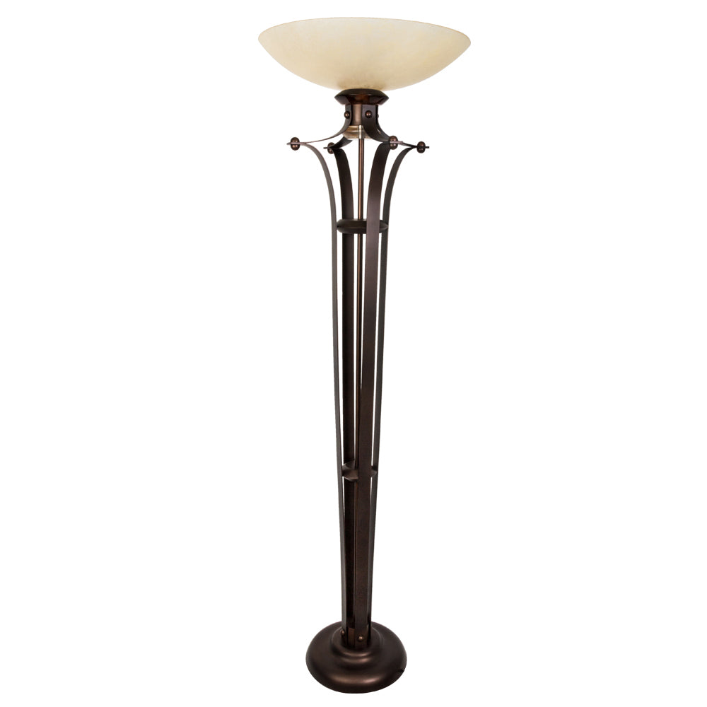 Van Teal Lighting 730781 You Will Remember One Light Torchiere Lamp Bronze / Dark