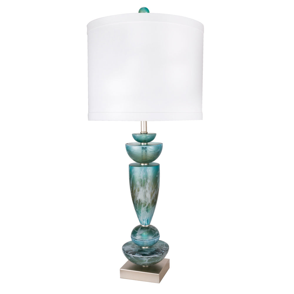 Van Teal Lighting 812072 Private Events One Light Table Lamp Lamp Pewter, Nickel, Silver