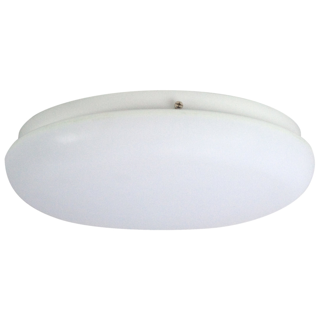 Wave Lighting 163FM-LR15W-WH Noelani Led Flush Mount Utility Light White