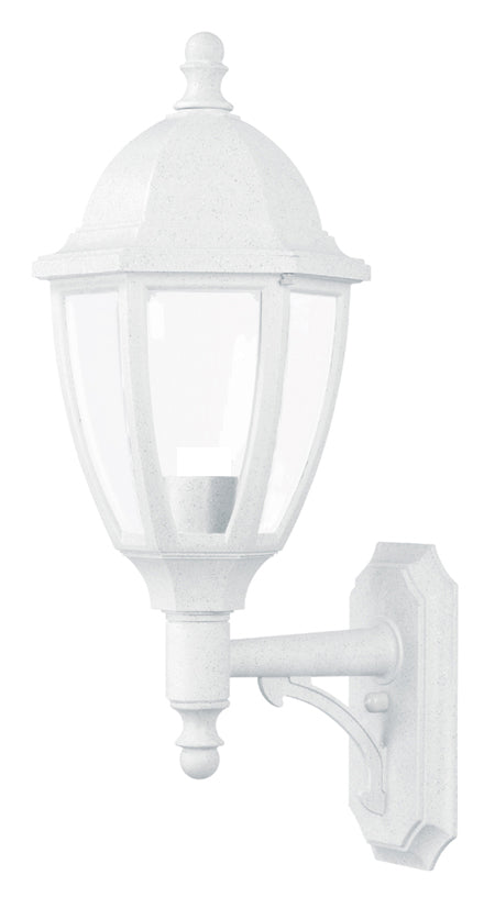 Wave Lighting S11SC-WH Everstone One Light Wall Mount Outdoor White