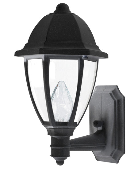 Wave Lighting S21SC-BK Everstone One Light Wall Mount Outdoor Black