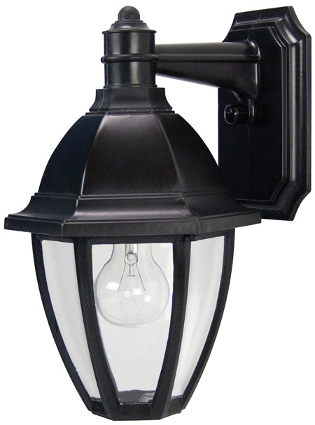 Wave Lighting S21VC-BK Everstone One Light Wall Mount Outdoor Black