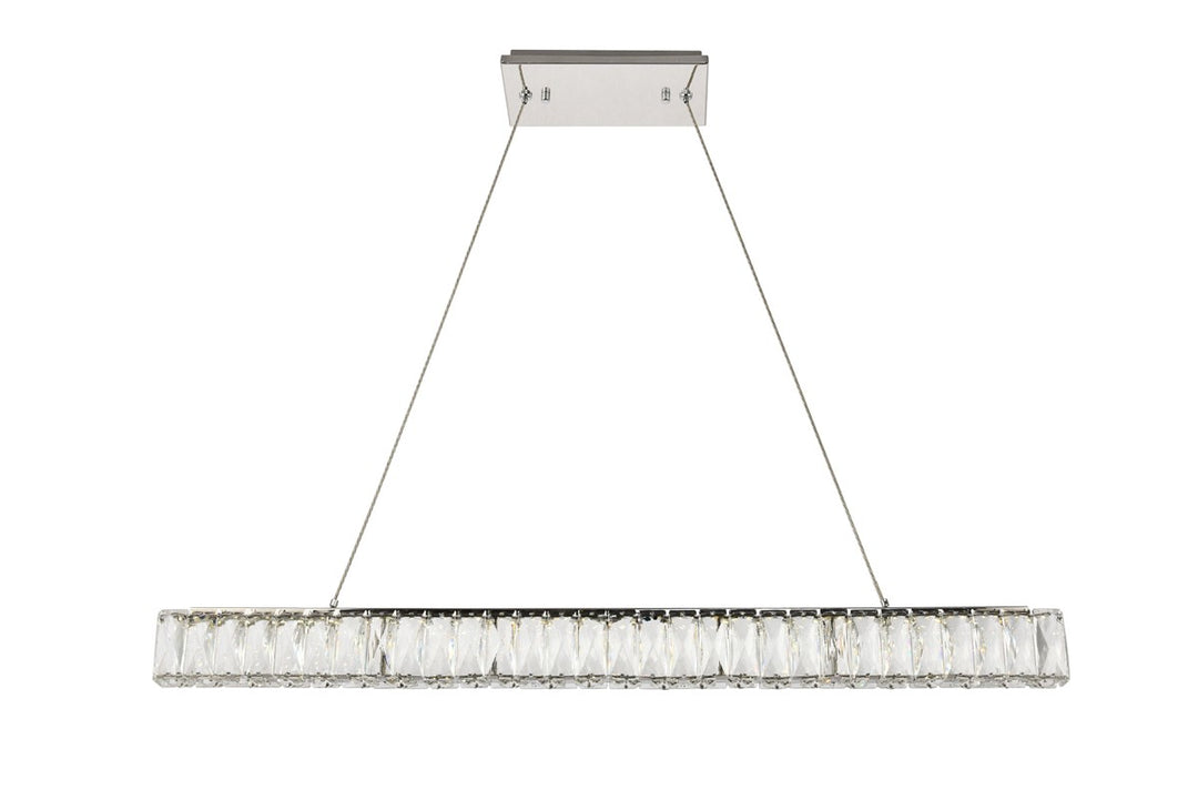 Elegant Monroe 3502D38C Pendant Light - Chrome