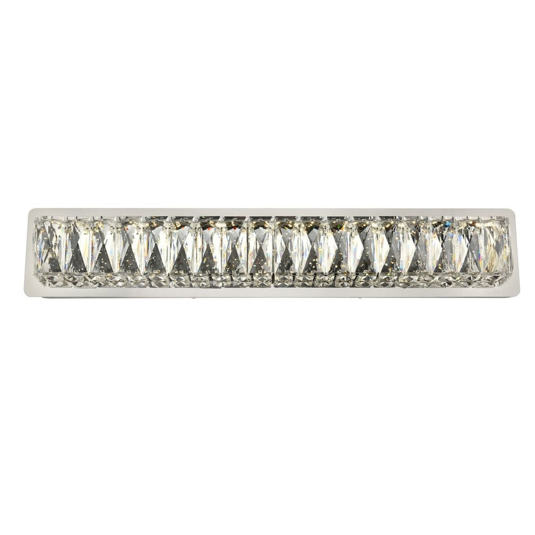 Elegant Monroe 3502W24C Bath Vanity Light 25 in. wide - Chrome