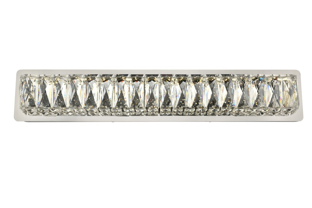 Elegant Monroe 3502W24C Bath Vanity Light 25 in. wide - Chrome