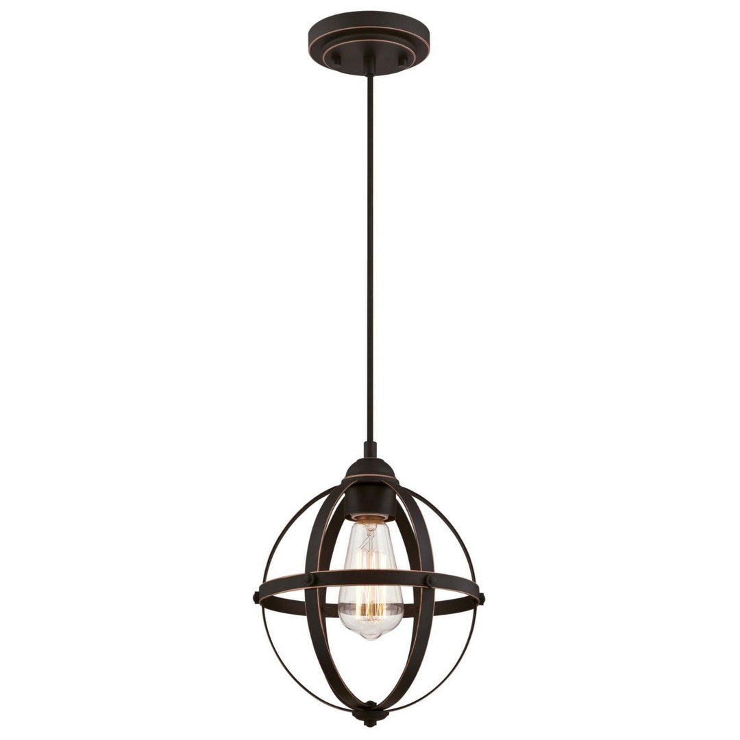 Westinghouse Stella Mira 6361900 Pendant Light - Oil Rubbed Bronze With Highlights