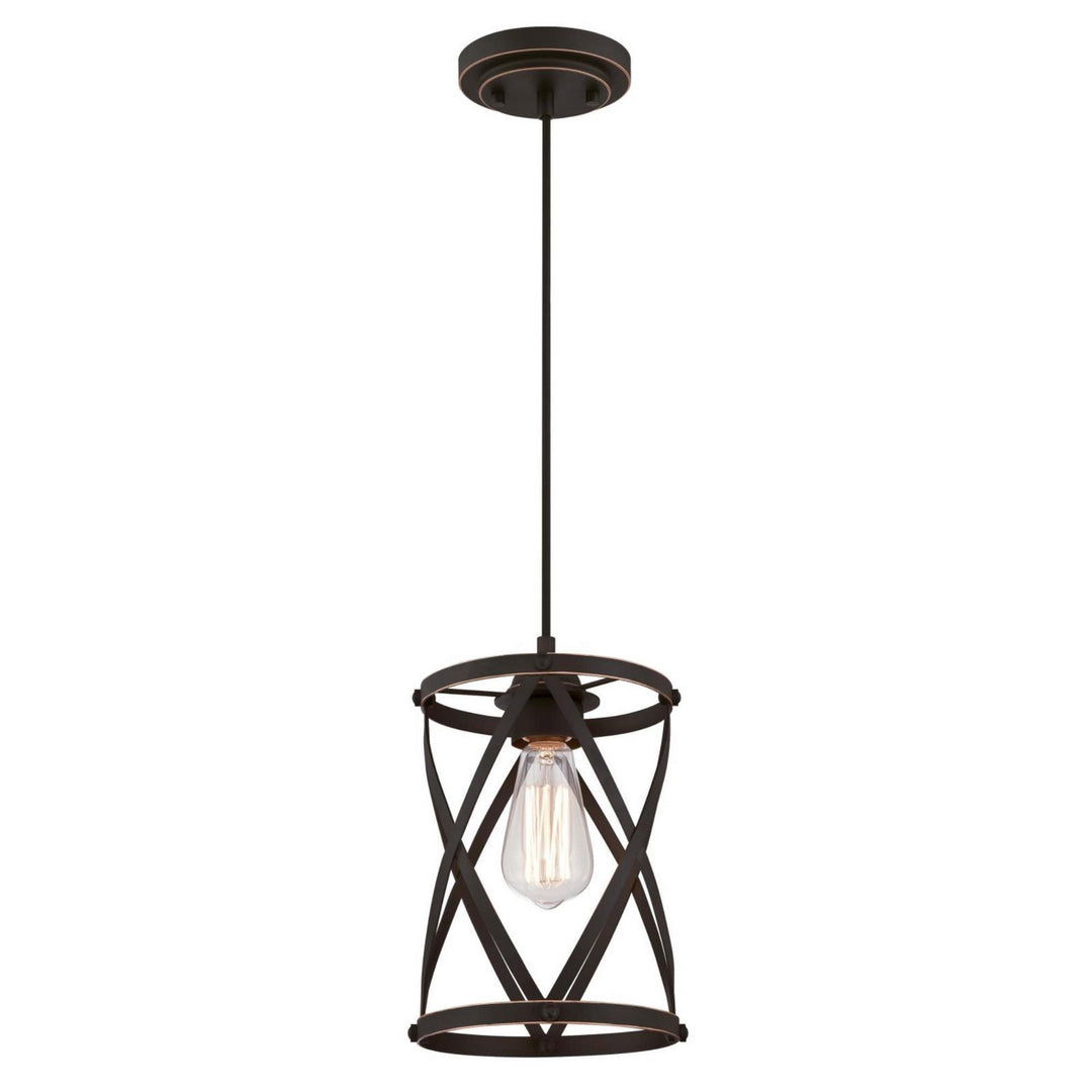 Westinghouse Isadora 6362200 Pendant Light - Oil Rubbed Bronze With Highlights