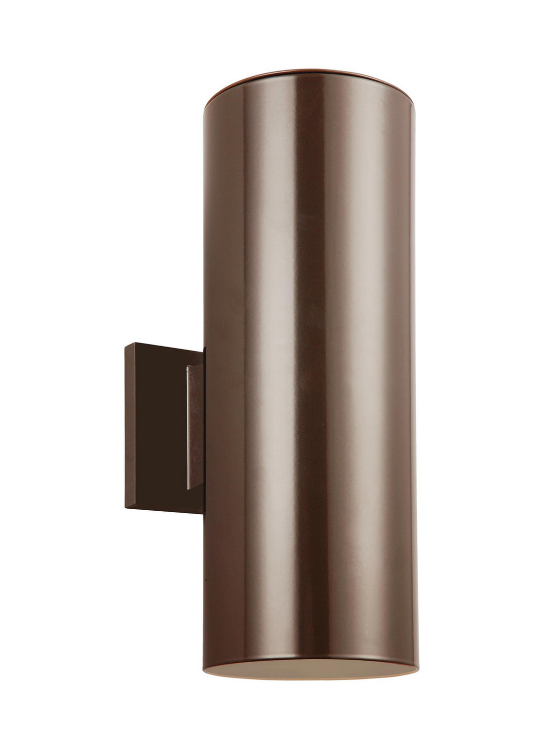 Visual Comfort Studio 8313802-10 Outdoor Cylinders Two Light Outdoor Wall Lantern Outdoor Bronze / Dark